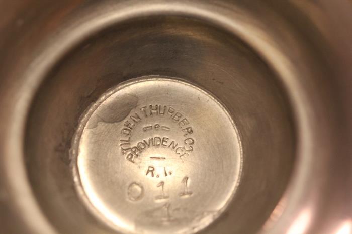 mark on 1908 pewter/copper yachting trophy