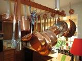 COPPER COOKWARE, POTS AND PANS