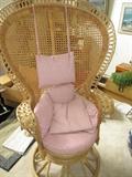 LARGE WICKER CHAIR