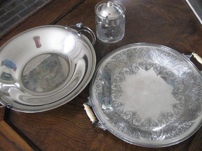Lots of sterling and silver plate