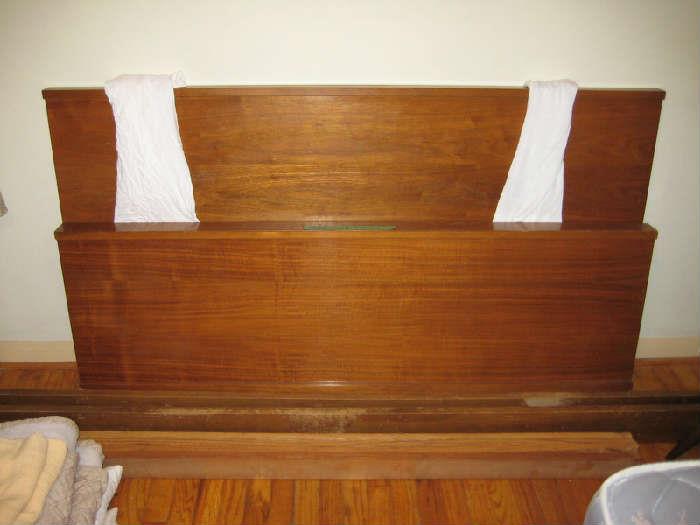 Headboard and Footboard with wooden Frame