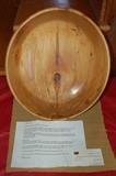 A Spalted Maple bowl by Charles Lazarus, of the Misshapened Bowl
