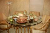 Francoma, Etched Glassware, Weller (AI), Dining Table