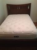 japanese headboard and very clean full size mattress set
