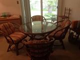 rattan dinette set