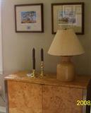Burl wood server