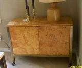 Burl wood server