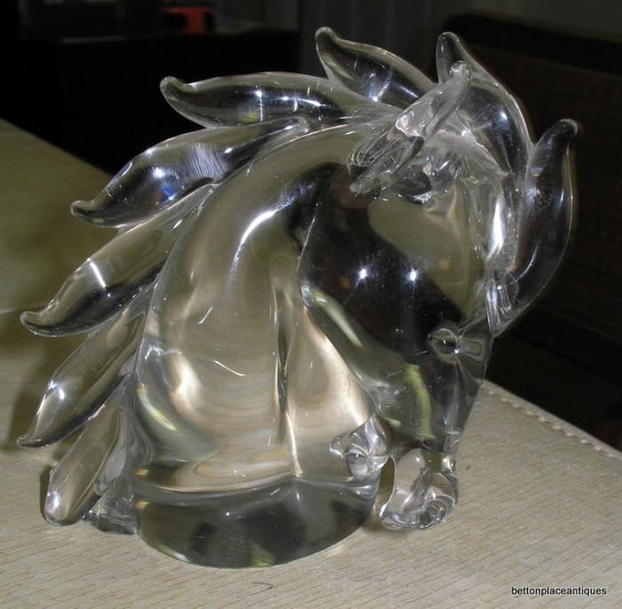 Cartier Crystal Horse Head