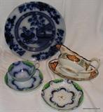 Gaudy Berry pattern Cup/Saucer 