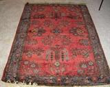 4.3 x 7 ft Antique Oriental  Rug 