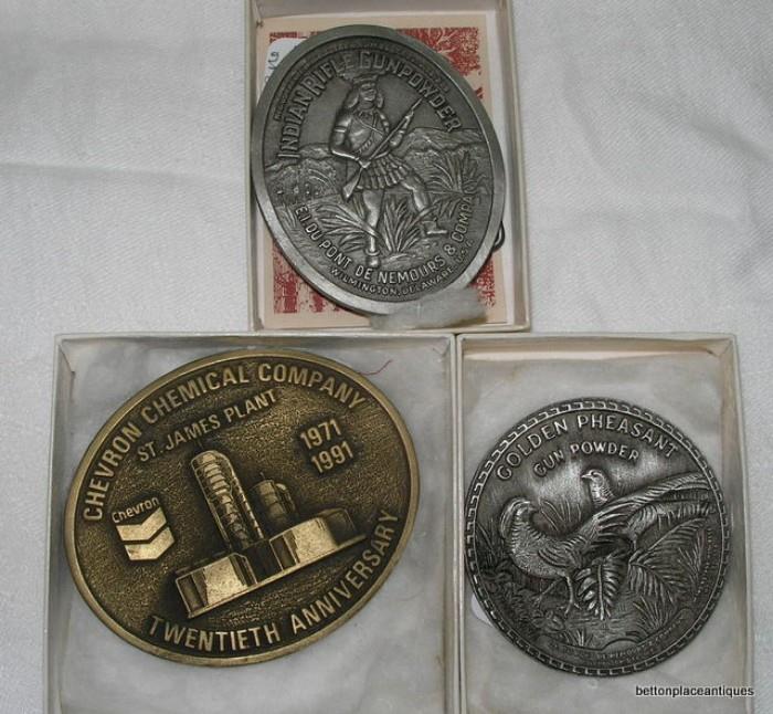 Belt Buckles from Dupont and Chevron