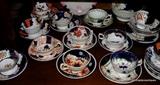 Gaudy Welsh Cups/Saucers