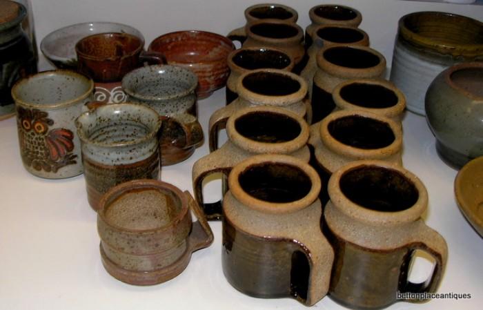 Studio Pottery Mugs and Bowls