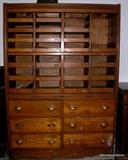 Oak Cabinet in Garage
