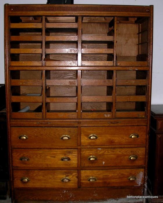 Oak Cabinet in Garage