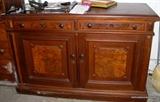 Walnut Sideboard in the Garage