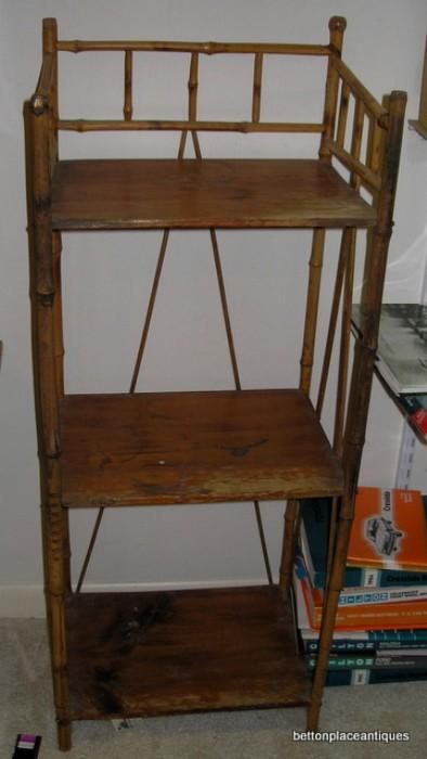 Antique Bamboo shelf