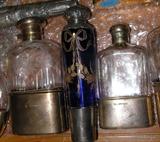 Daum Blue crystal with sterling