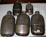 Solid Sterling Silver Flasks