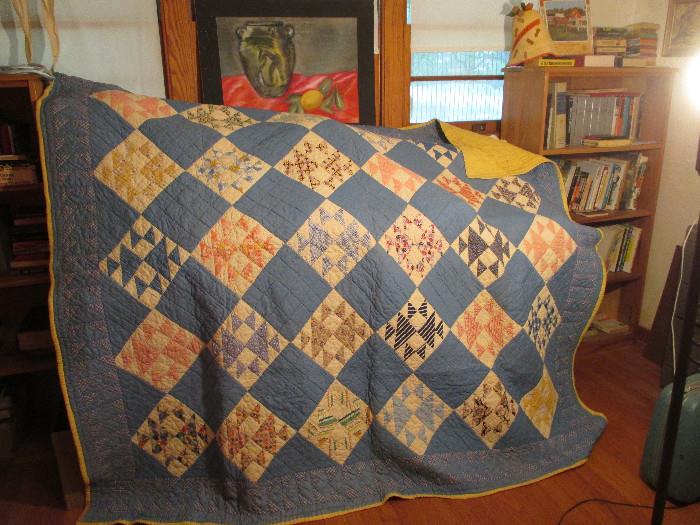 Beautiful Hand-stitched Full Quilt