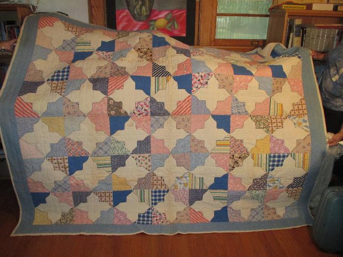 Lovely Hand-stitched Full Quilt