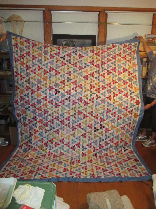 Beautiful Hand Stitched Quilt Top