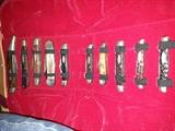 lots of pocket knives