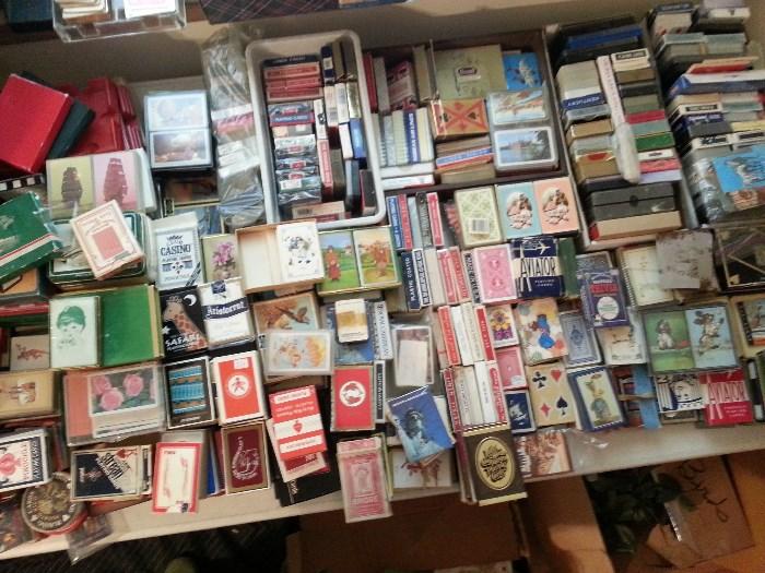 Ok...there has to be at least 100 decks of cards! 