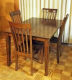 Solid Wood Dining Table and 4 Chairs