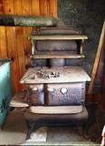 Boston Stove Foundry Company Model Brookline Home B with original stove tools