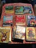 Vintage Magazines, Sports Afield, Popular Mechanics, Fishing Annual, Outdoor Life