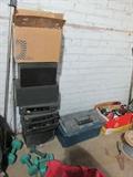 stereo and tool box