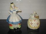 Alice in Wonderland and Little Old Lady by Abington
