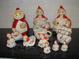 Examples of numerous Little Red Riding Hood cookie jars and accessory pieces