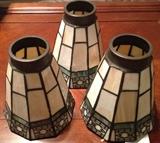 Set/3 Tiffany Lamp Shades for a Ceiling Light