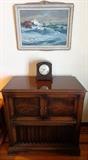 Vintage Radio console-Venitia Epler oil