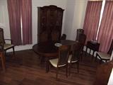 Dining table 4 chairs plus 2 arm chairs, great condition,  Hutch / Buffet in excellent condition..... priced to sell