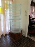 Display cases for sale,  several different sizes.  Table top to large glass cases.