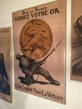Several collectable, World War One, French, Spanish American War Art - Posters and memorabilia.