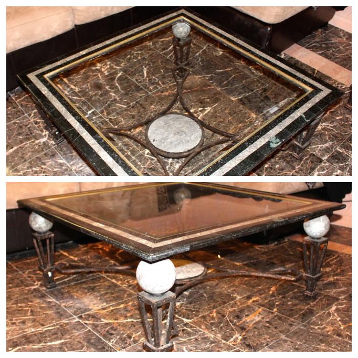coffee table and end table - marble 