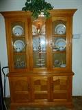 Beautiful lighted china cabinet