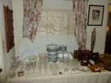 Lots of vintage crystal & china..Noritake