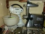 Vintage mixer..works great!!..Waring Pro meat grinder