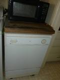 Maytag portable dishwasher..Microwave