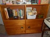 mid century book case
