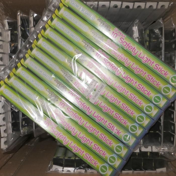 Multi-packs of 10" safety glow sticks