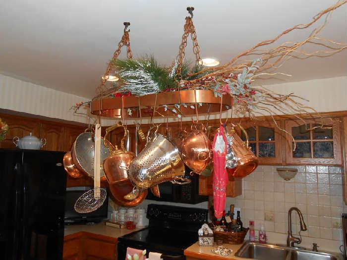 copper pot hanger