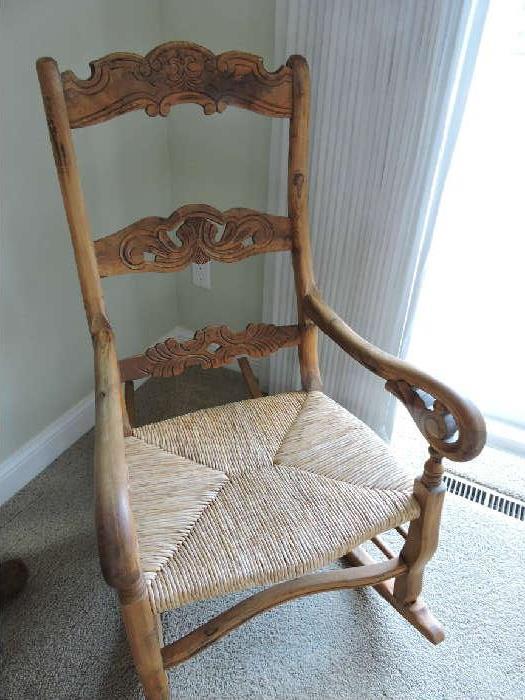 Antique rocking chair purchased in Spain