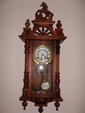 Wonderful old clock with carved horse on top!
