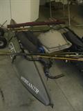 Pontoon boat & fishing poles